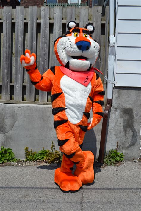 Tony the tiger mascot uniform